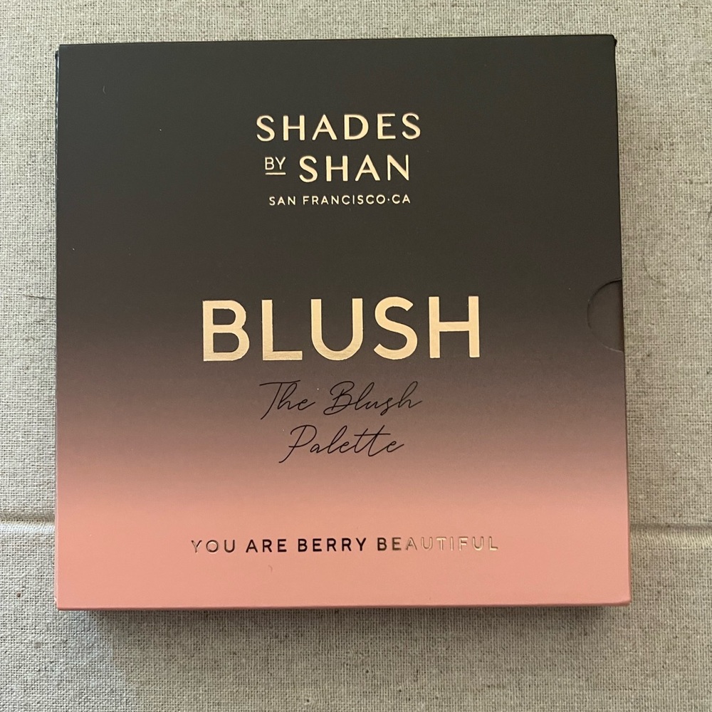 SHADES BY SHAN THE BLUSH PALETTE NEW